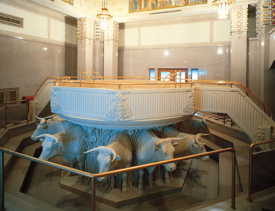 Mormon Temple Baptistery